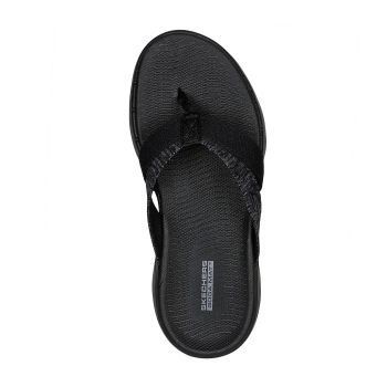 Go Walk 6 Sandal - Black Grey