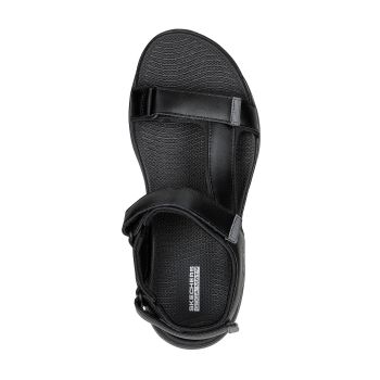 Go Walk 6 Sandal - Black Grey