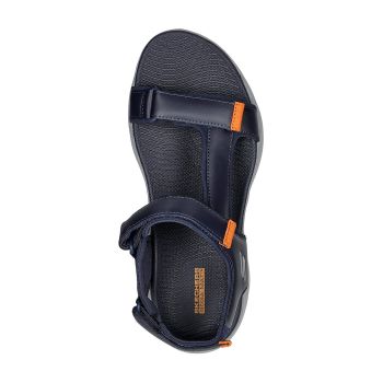 Go Walk 6 Sandal - Navy Orange
