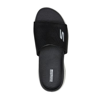 Go Walk 6 Sandal - Black White